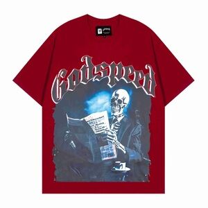 Godspeed Men's Red Graphic Tee